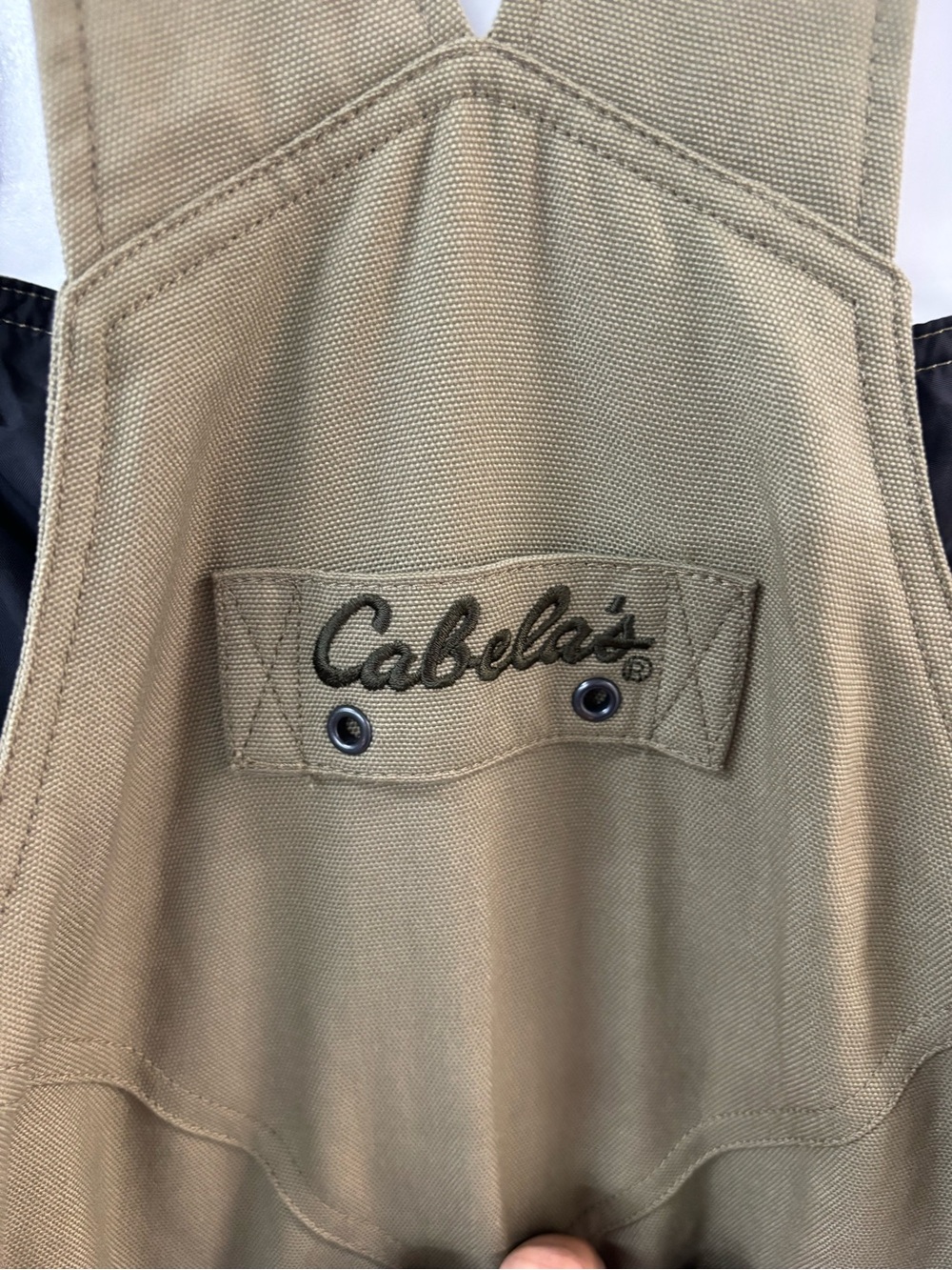 Cabela's Olive/Tan Outdoor Gear Bib Overalls - Picture 3 of 5